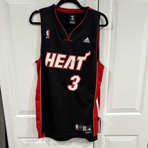 Adidas Black and Red Heat Jersey